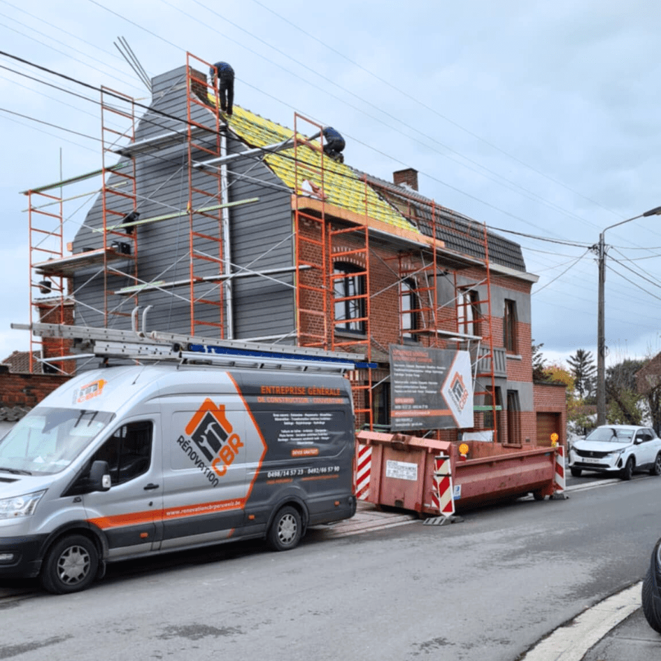 chantier toiture cbr rénovation a péruwelz et tournai refection complete de toiture a tournai cbr rénovation